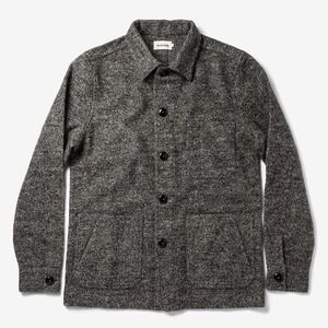 Taylor Stitch Ojai Wool Jacket Chore Coat Men 42 Large Charcoal Gray Overshirt